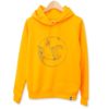 bambiboom Fairtrade Kapuzenpulli Print Aufdruck Frauen Damen Fuchs, gelb