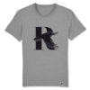 bambiboom Fairtrade T-Shirt Print Aufdruck Typo Shirt Unisex Männer Frauen Rabe Tiermotiv