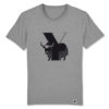 bambiboom Fairtrade T-Shirt Print Aufdruck Typo Shirt Unisex Männer Frauen Yak Tiermotiv