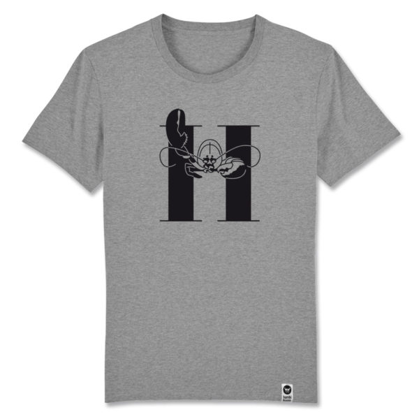 bambiboom Fairtrade T-Shirt Print Aufdruck Typo Shirt Unisex Männer Frauen Tiermotiv Hummer