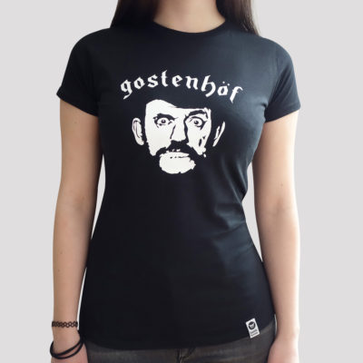 bambiboom Fairtrade T-Shirt Print Aufdruck Lemmy Motörhead Unisex Männer Frauen Gostenhöf, schwarz