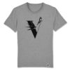 bambiboom Fairtrade T-Shirt Print Aufdruck Typo Shirt Unisex Männer Frauen Vogel Tiermotiv