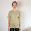 bambiboom Fairtrade T-Shirt Unisex Damen Herren Print Aufdruck Empowerment Shirt be free, salbeigrün pastellgrün