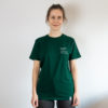 bambiboom Fairtrade T-Shirt Unisex Damen Herren Print Aufdruck Empowerment Shirt cool as a cucumber, flaschengrün