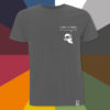 bambiboom Fairtrade T-Shirt Print Aufdruck Weltraum Space Shirt Unisex Männer Frauen Mondmann, Wunschfarbe