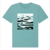 bambiboom Fairtrade T-Shirt Print Aufdruck Psychedelic Shirt Unisex Männer Frauen Nassau, Teal Monstera 2