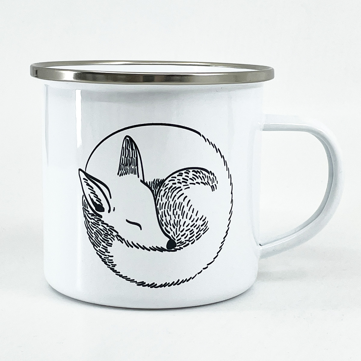 bambiboom Emaille Tasse Fux