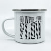 bambiboom Emaille Tasse Flow, rechte Ansicht