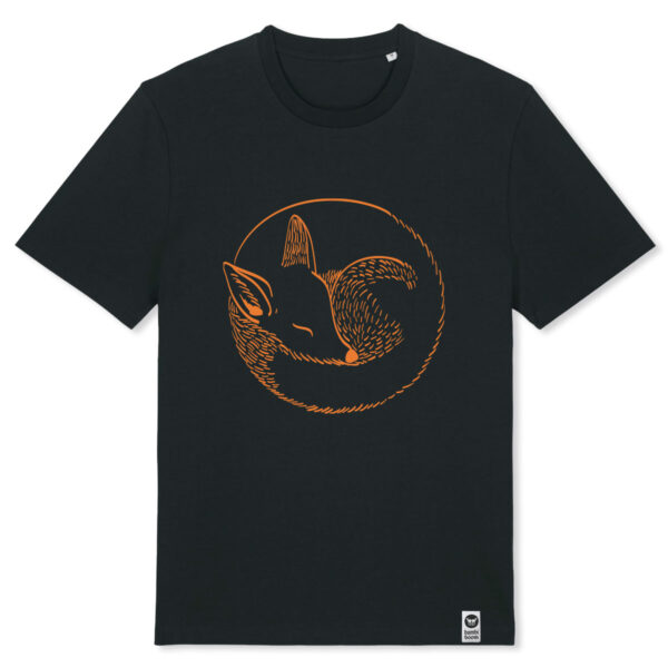 bambiboom Unisex/Herren T-Shirt Fux, black