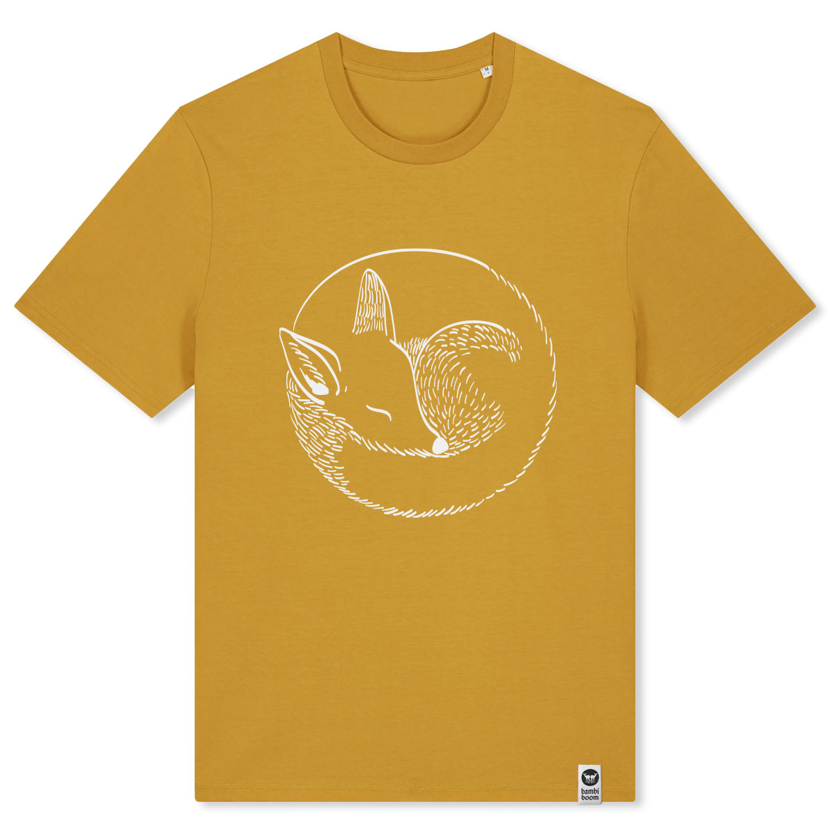 bambiboom Unisex/Herren T-Shirt Fux, Ochre