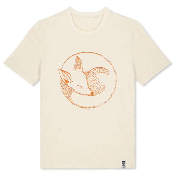 bambiboom Unisex/Herren T-Shirt Fux, Raw natural