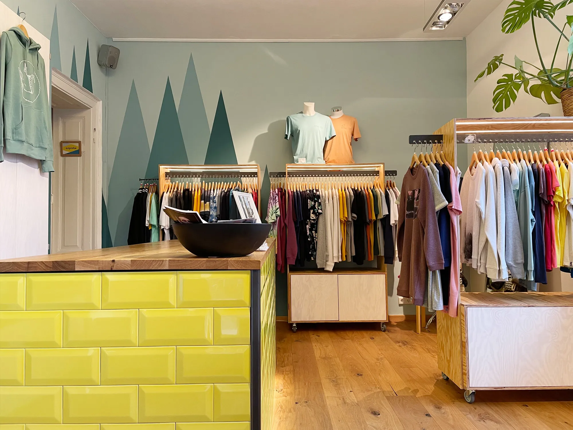 bambiboom Faire Mode, Blick in den Atelierladen