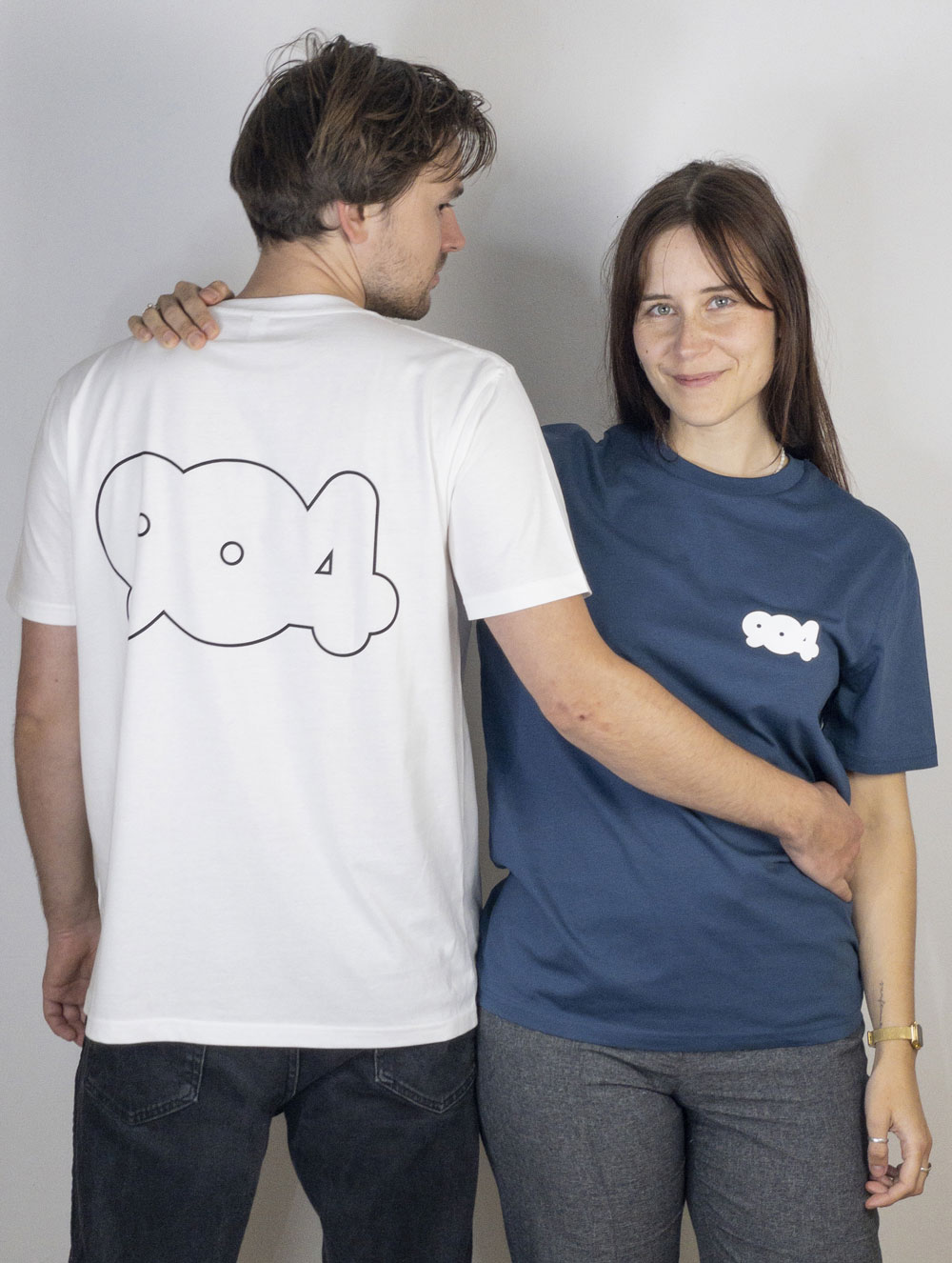bambiboom Unisex und Herren T-Shirt Nürnberg 904 Deep Teal und Weiß
