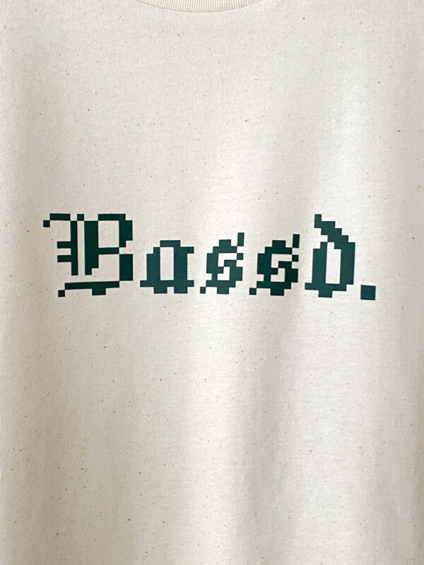bambiboom Unisex und Herren T-Shirt Bassd. Natural White