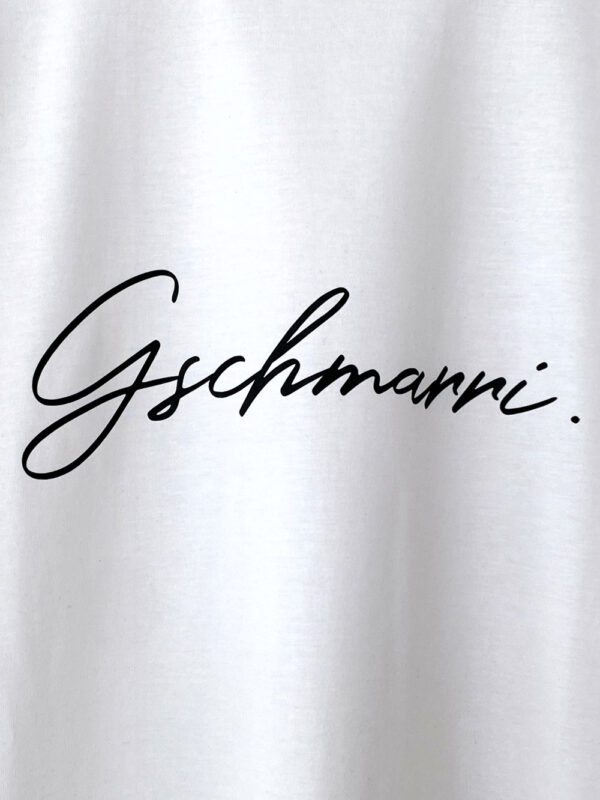 bambiboom Unisex und Herren T-Shirt Gschmarri weiß