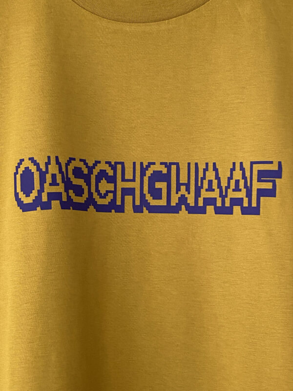 bambiboom Unisex und Herren T-Shirt Oaschgwaaf Ochre