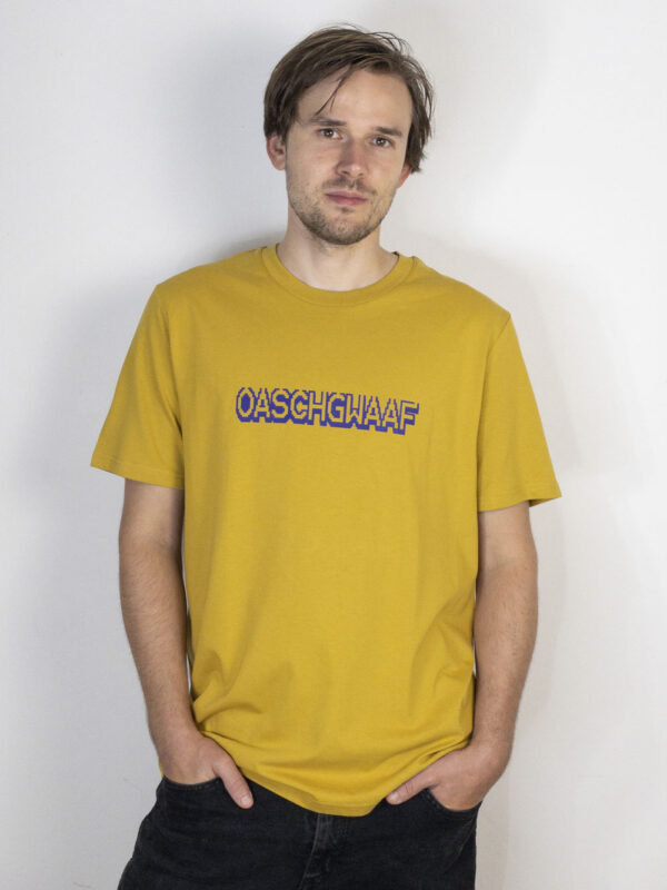 bambiboom Unisex und Herren T-Shirt Oaschgwaaf Ochre
