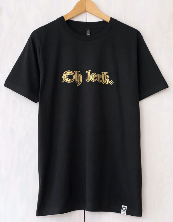 bambiboom Unisex und Herren T-Shirt Oh leck schwarz