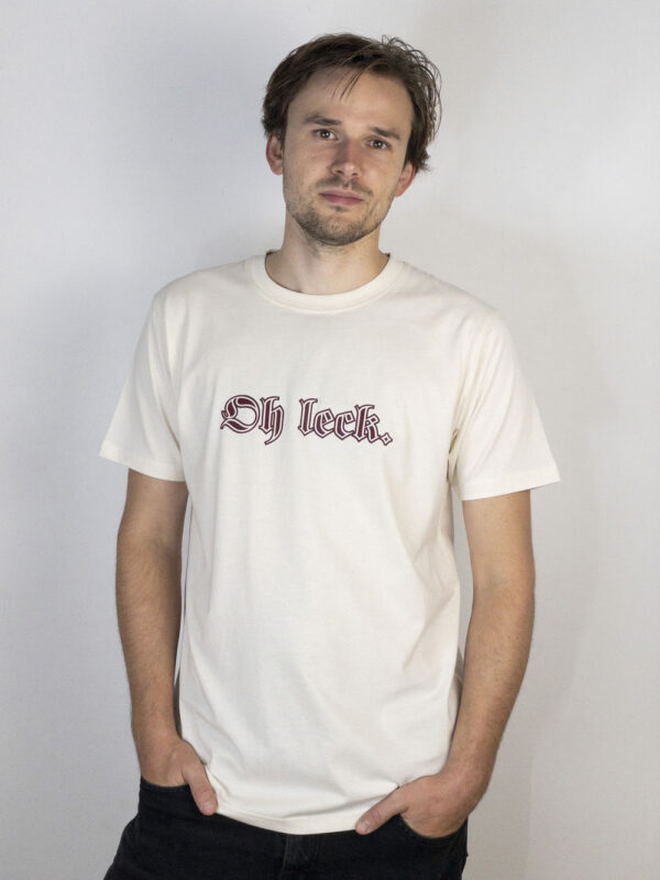 bambiboom Unisex und Herren T-Shirt Oh leck Naturweiß 1